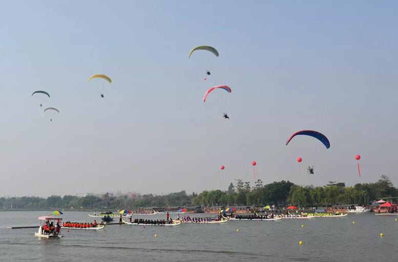 智璟智能人臉識別無人機守護“穗莞杯”龍舟賽！